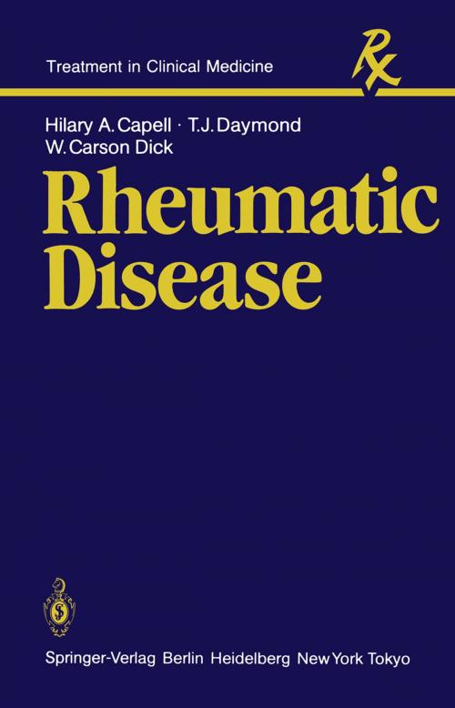 Cover of the book Rheumatic Disease by H. A. Capell, T. J. Daymond, W. C. Dick, Springer London