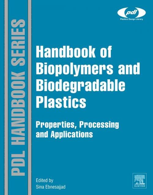 Cover of the book Handbook of Biopolymers and Biodegradable Plastics by , Elsevier Science