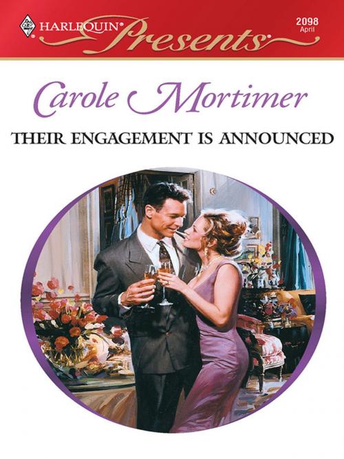 Cover of the book THEIR ENGAGEMENT IS ANNOUNCED by Carole Mortimer, Harlequin