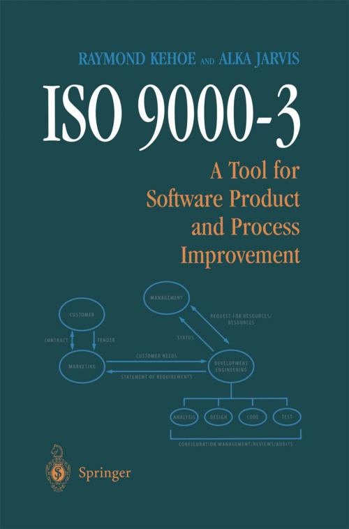Cover of the book ISO 9000-3 by Raymond Kehoe, Alka Jarvis, Springer New York
