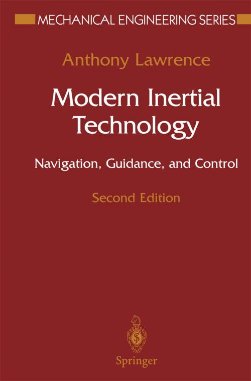 Cover of the book Modern Inertial Technology by Anthony Lawrence, Springer New York