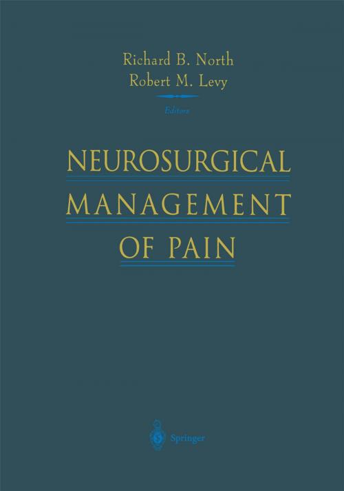 Cover of the book Neurosurgical Management of Pain by , Springer New York