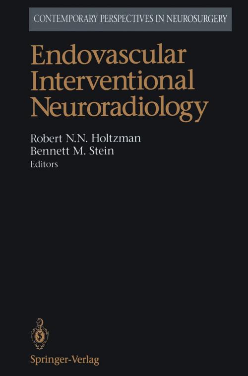 Cover of the book Endovascular Interventional Neuroradiology by H. Winston, Springer New York