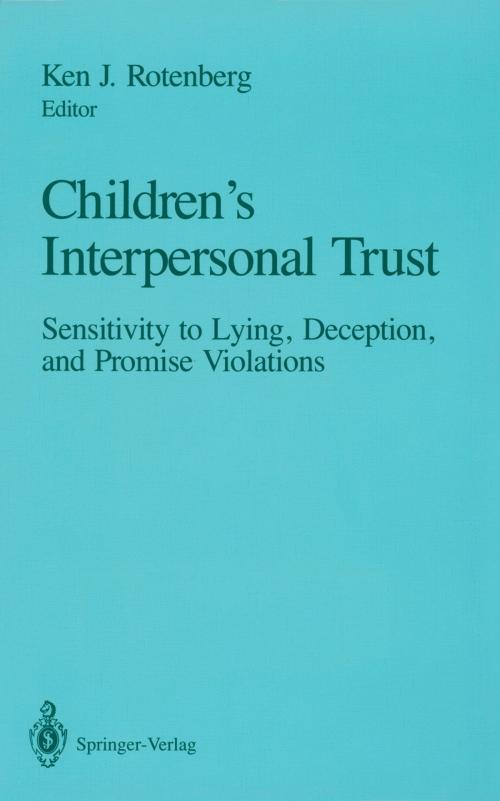 Cover of the book Children’s Interpersonal Trust by , Springer New York