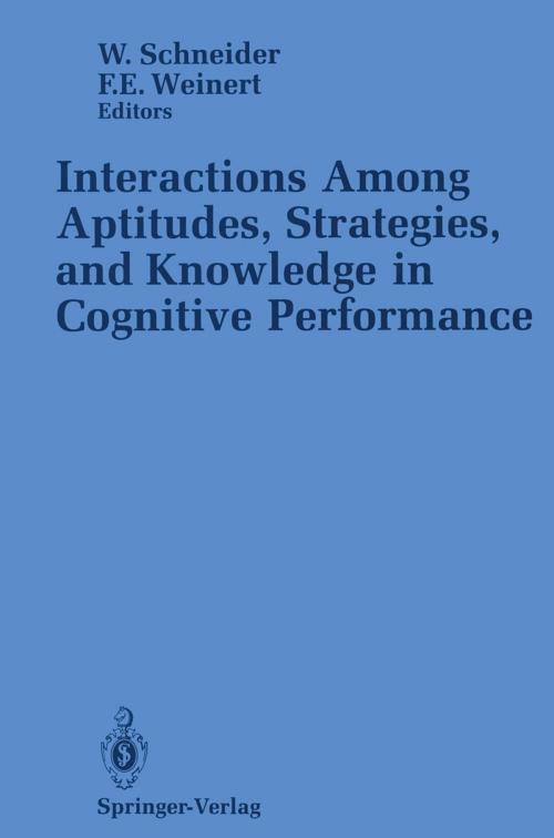 Cover of the book Interactions Among Aptitudes, Strategies, and knowledge in Cognitive Performance by , Springer New York