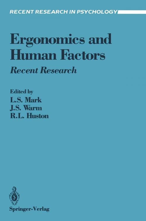 Cover of the book Ergonomics and Human Factors by , Springer New York