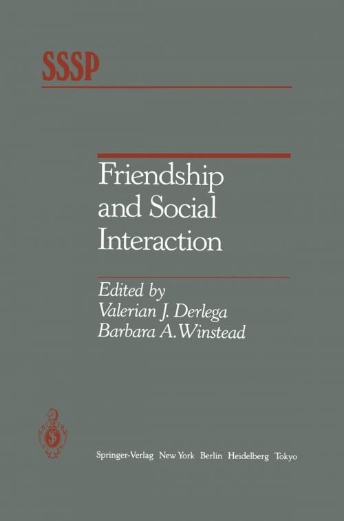 Cover of the book Friendship and Social Interaction by , Springer New York