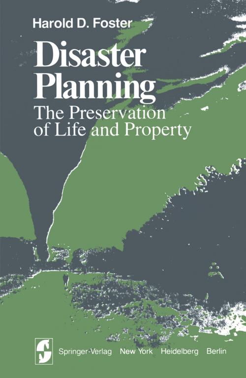 Cover of the book Disaster Planning by H. D. Foster, Springer New York