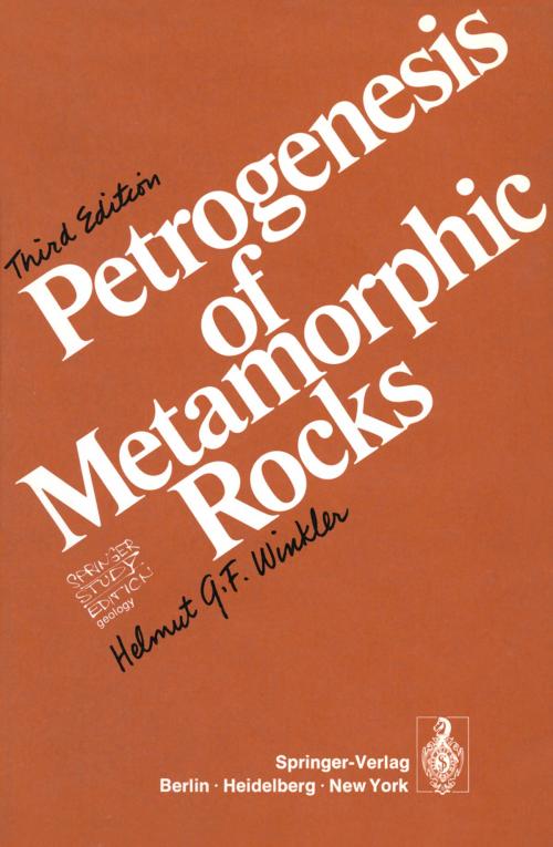 Cover of the book Petrogenesis of Metamorphic Rocks by Helmut G. F. Winkler, Springer New York