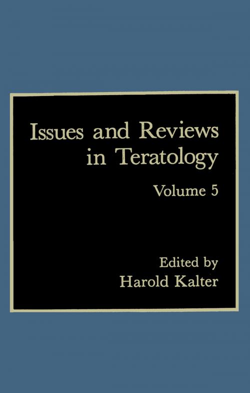 Cover of the book Issues and Reviews in Teratology by , Springer US