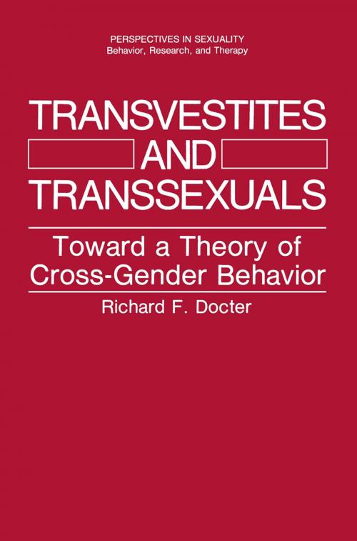 Cover of the book Transvestites and Transsexuals by Richard F. Docter, Springer US