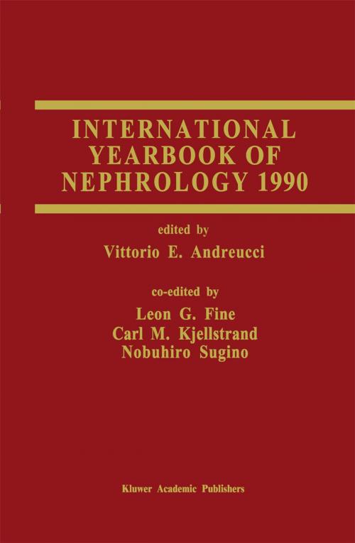 Cover of the book International Yearbook of Nephrology 1990 by Nobuhiro Sugino, C. M. Kjellstrand, Springer US