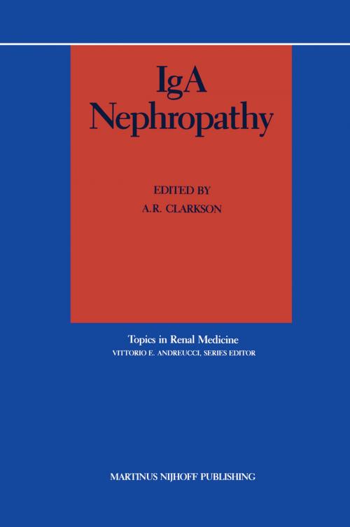 Cover of the book IgA Nephropathy by , Springer US