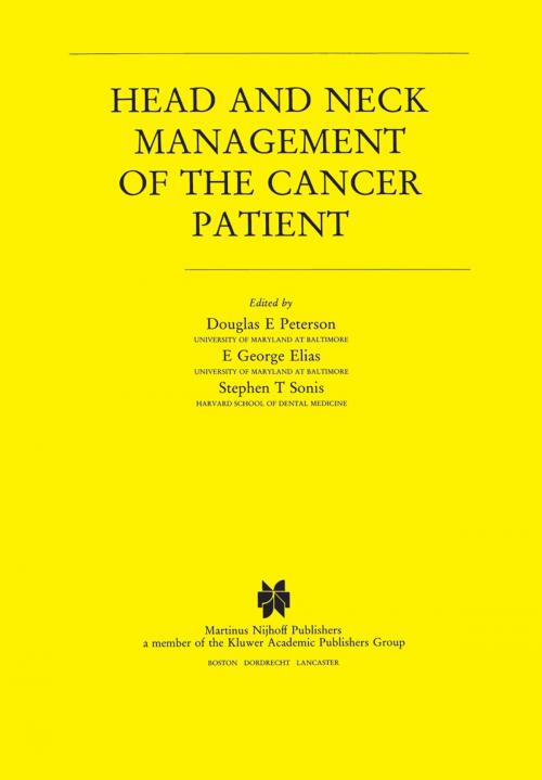 Cover of the book Head and Neck Management of the Cancer Patient by , Springer US