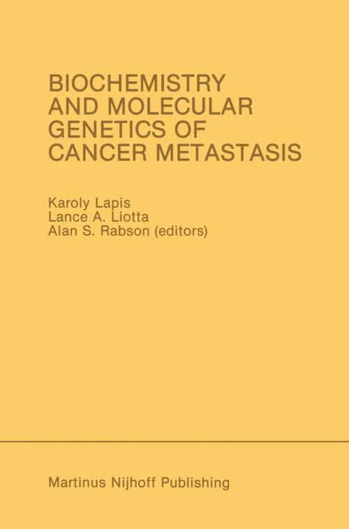 Cover of the book Biochemistry and Molecular Genetics of Cancer Metastasis by , Springer US