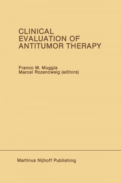 Cover of the book Clinical Evaluation of Antitumor Therapy by , Springer US