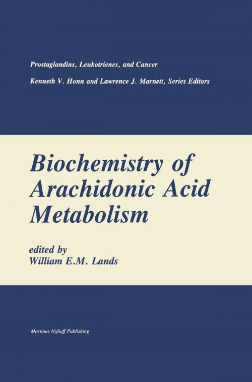 Cover of the book Biochemistry of Arachidonic Acid Metabolism by , Springer US