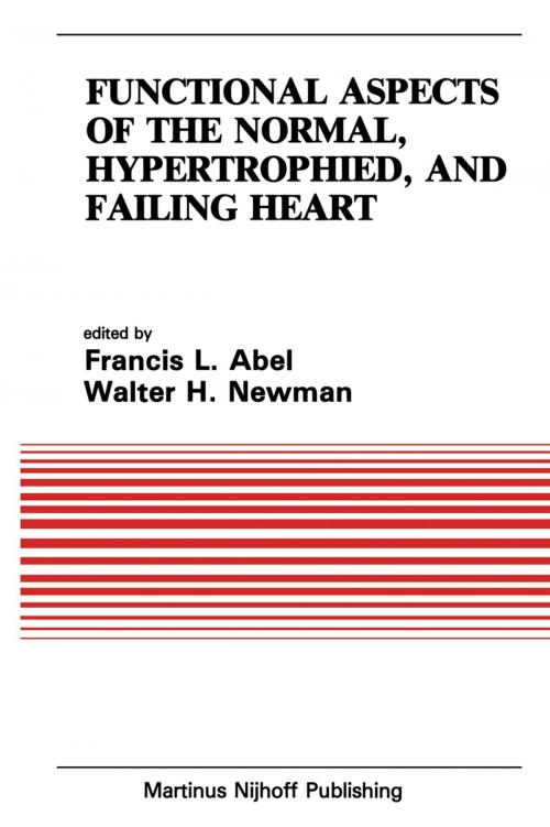 Cover of the book Functional Aspects of the Normal, Hypertrophied, and Failing Heart by , Springer US