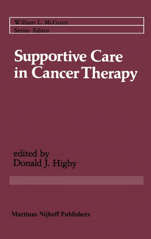 Cover of the book Supportive Care in Cancer Therapy by , Springer US