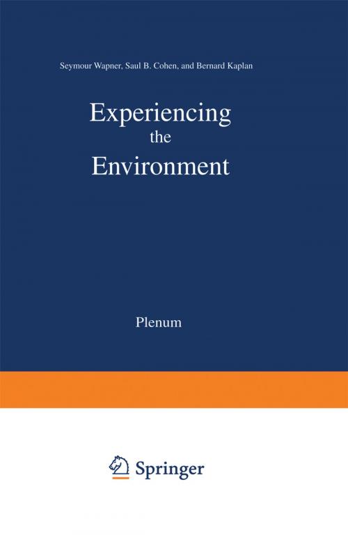 Cover of the book Experiencing the Environment by , Springer US