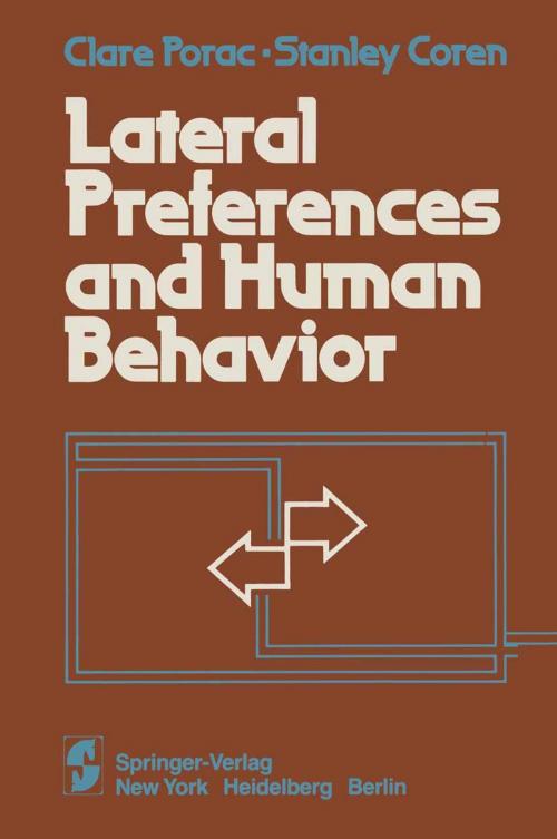 Cover of the book Lateral Preferences and Human Behavior by Clare Porac, Stanley Coren, Springer New York