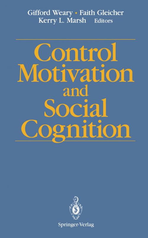Cover of the book Control Motivation and Social Cognition by , Springer New York