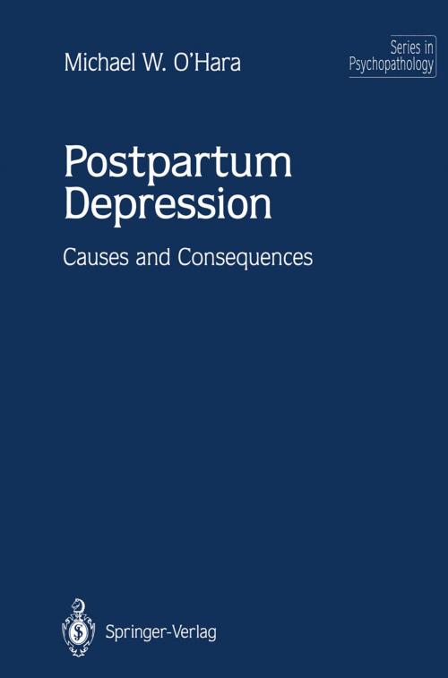 Cover of the book Postpartum Depression by Michael W. O'Hara, Springer New York