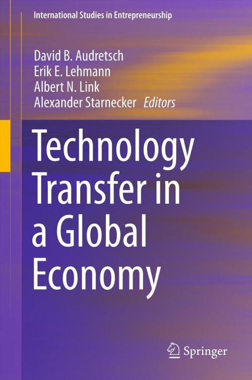 Cover of the book Technology Transfer in a Global Economy by , Springer US