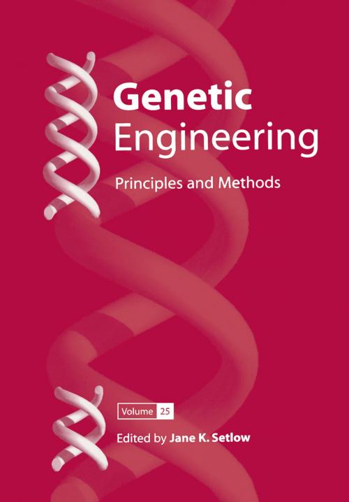 Cover of the book Genetic Engineering by , Springer US