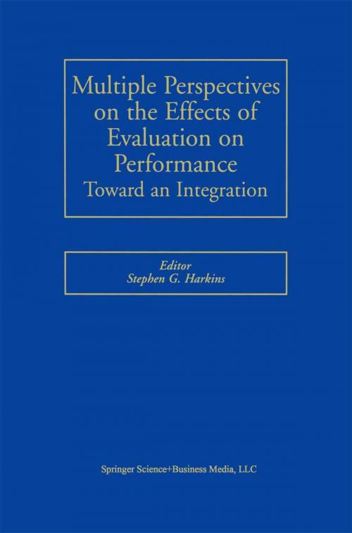 Cover of the book Multiple Perspectives on the Effects of Evaluation on Performance by , Springer US