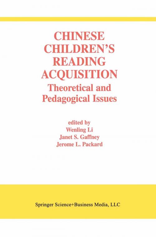 Cover of the book Chinese Children’s Reading Acquisition by , Springer US