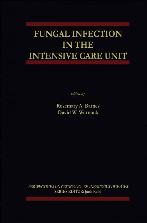 Cover of the book Fungal Infection in the Intensive Care Unit by , Springer US