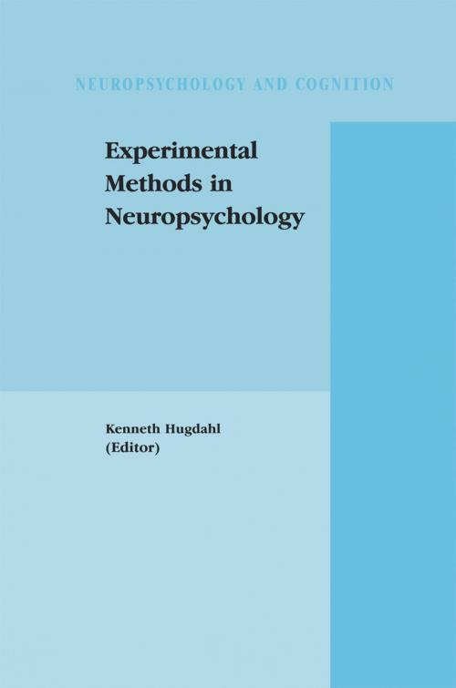 Cover of the book Experimental Methods in Neuropsychology by , Springer US