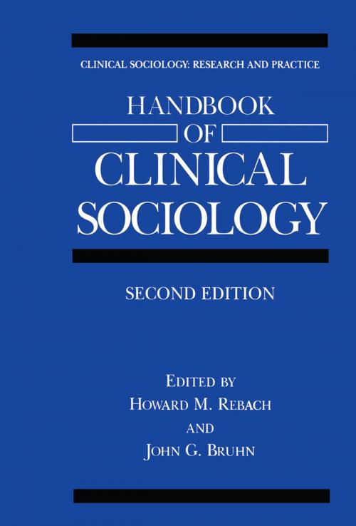 Cover of the book Handbook of Clinical Sociology by , Springer US