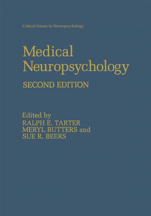 Cover of the book Medical Neuropsychology by , Springer US