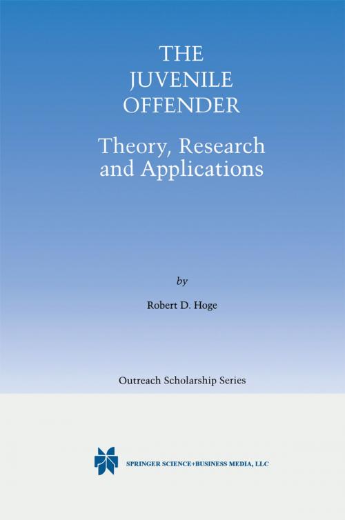 Cover of the book The Juvenile Offender by Robert D. Hoge, Springer US