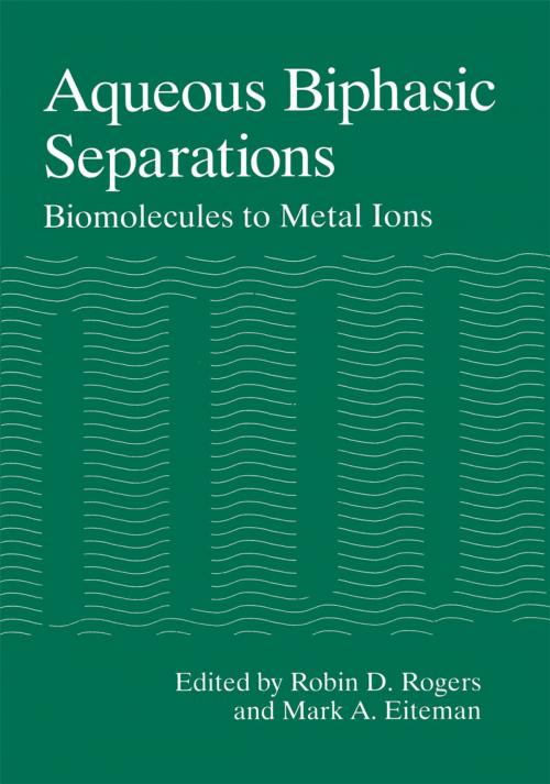 Cover of the book Aqueous Biphasic Separations by , Springer US