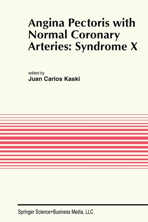 Cover of the book Angina Pectoris with Normal Coronary Arteries: Syndrome X by , Springer US