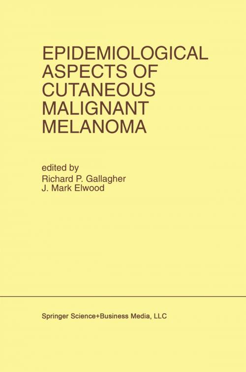 Cover of the book Epidemiological Aspects of Cutaneous Malignant Melanoma by , Springer US