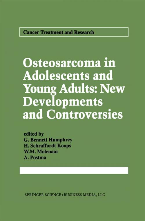 Cover of the book Osteosarcoma in Adolescents and Young Adults: New Developments and Controversies by , Springer US
