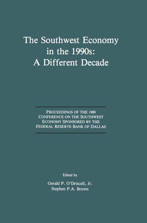 Cover of the book The Southwest Economy in the 1990s: A Different Decade by , Springer US