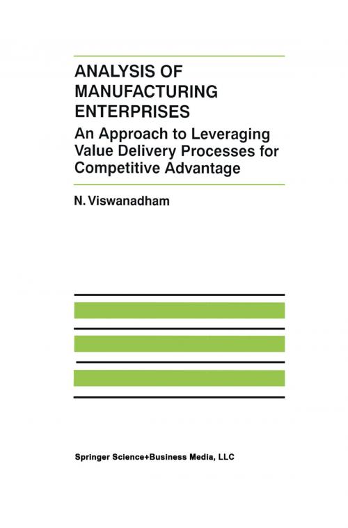 Cover of the book Analysis of Manufacturing Enterprises by N. Viswanadham, Springer US