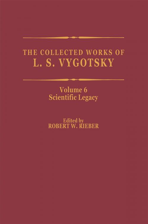 Cover of the book The Collected Works of L. S. Vygotsky by L.S. Vygotsky, Springer US