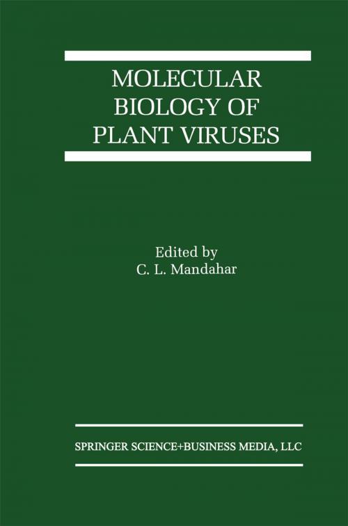 Cover of the book Molecular Biology of Plant Viruses by , Springer US