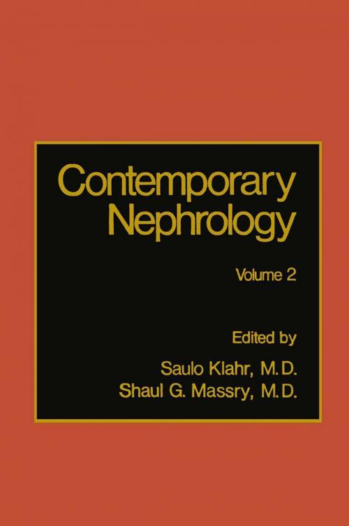 Cover of the book Contemporary Nephrology by , Springer US