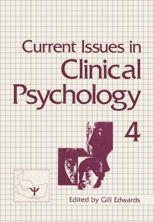 Cover of the book Current Issues in Clinical Psychology by Gill Edwards, Springer US