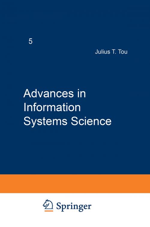 Cover of the book Advances in Information Systems Science by Julius T. Tou, Springer US