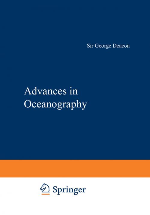 Cover of the book Advances in Oceanography by , Springer US