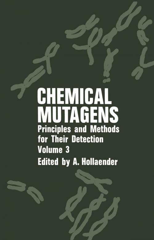 Cover of the book Chemical Mutagens by Alexander Hollaender, Springer US