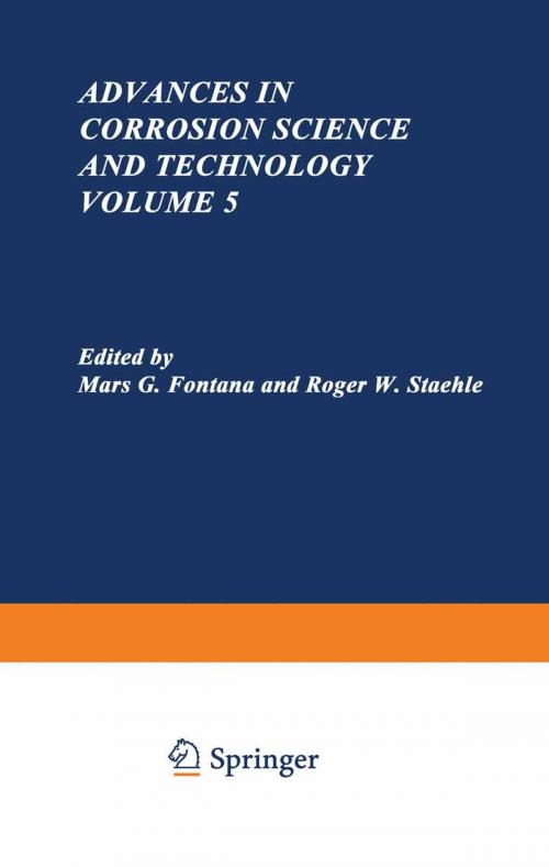 Cover of the book Advances in Corrosion Science and Technology by Mars G. Fontana, Roger W. Staehle, Springer US